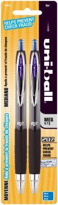 Uni-Ball Gel Pen Blue Pack 2