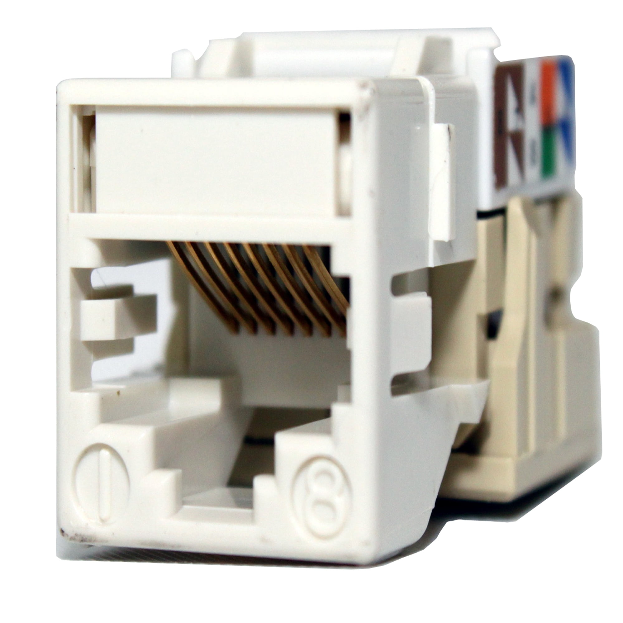 Commscope Uniprise UNJ300 White CC0020669/1 Cat3 Modular RJ45 Voice Jack, 1 Port