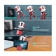 thumbnail image 2 of Robot De Juguete Parlante Recargable De Metal Para Niños rojo blanco, 2 of 4