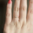 thumbnail image 4 of Womens Adjustable Copper Ring Electroplated White Gold Geometric Ring Affordable Luxury Jewelry Gift for Her, 4 of 5