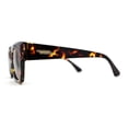 thumbnail image 4 of Mod Womens Thick Plastic Oversize Angular Cat Eye Sunglasses Tortoise Brown, 4 of 4