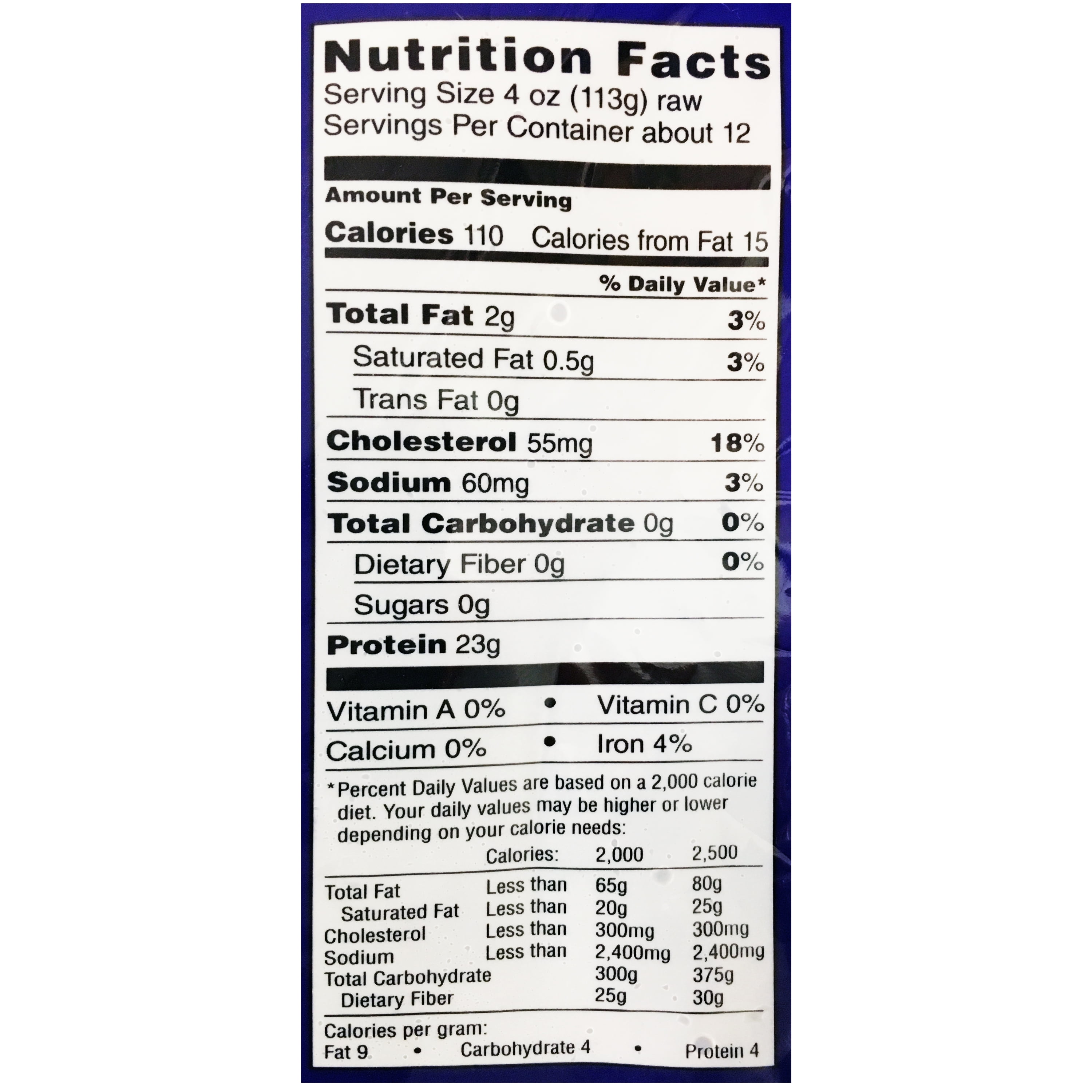 Frozen Whole Tilapia, 3.0 lb
