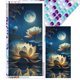 thumbnail image 1 of Pintura de diamante 5D DIY Wdftyju Taladro redondo completo Luna Loto Decoración del hogar, 1 of 9