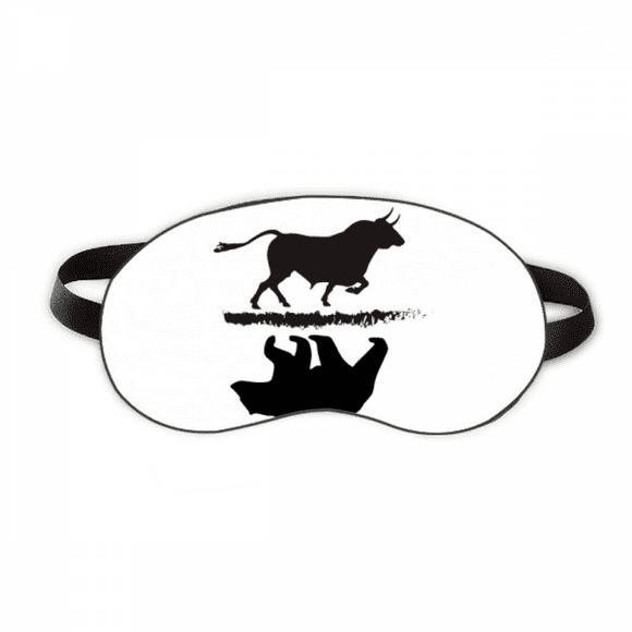 Reflection Stock Market Bull Sleep Eye Shield Soft Night Blindfold Shade Cover