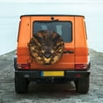 thumbnail image 6 of Pofeuu Cool Black Gold Dragon Print Spare Tire Wheel Cover for Car Truck SUV Camper Universal Fit Spare Tire Cover RV Spare Tire Covers-16 inch, 6 of 6