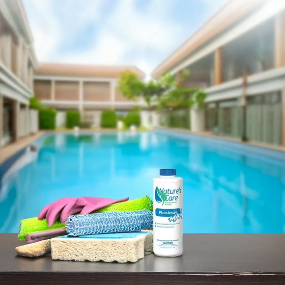 Pool Central 1 QT Nature's Care PhosAway Max Phosphate Remover for Swimming Pools