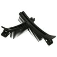 thumbnail image 2 of Miangastore 2pcs Multi Function Hairdressing Clips Salon Cutting Dying Styling Hair Clips Hair Layering Clip (Large Size Black), 2 of 9
