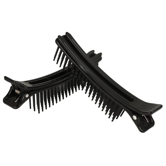 DRAFIDEEP 2-Pack Alligator Hair Sectioning Clips for Salon Styling, Hair Parting Tools for