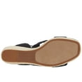 thumbnail image 6 of Lucky Brand Women's Mindara Wedges Sandals Black Size 7M, 6 of 6