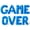 Blue, variant on Letter Balloons - GAME OVER 16" Inch Alphabet Letters Foil Mylar Balloon Birthday Party Banner (Purple)