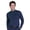 Navy, variant on Monterey Club Men's Solid Jersey Long Sleeve T-Shirt #1163
