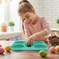 thumbnail image 5 of 5 Piece Easter Egg Silicone Mold, Chocolate Cake Soap Ice Cube Tray, Food Grade Baking Tool, DIY Mold for Home Kitchen Dessert Making, 5 of 5