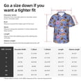 thumbnail image 5 of Gukieu Fastfoods Print Men's Short-sleeved Shirts, Button-down Lapel Hawaiian Shirts, T-shirts, Beach Vacation Summer Casual Wear,XX-Large, 5 of 7