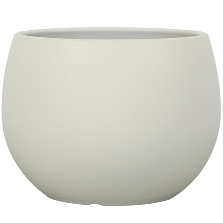 Mainstays Jordan 16" x 16" x 12" Large Round Vanilla Dream Resin Planter