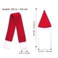 thumbnail image 2 of WHAMVOX 1 Set Dog Costumes Fleece Red ORNAMENT for Photo Shoot, 2 of 6