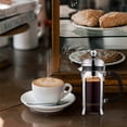 thumbnail image 5 of French Press Coffee Maker(12 oz),Press System,Heat Resistant Thickened Borosilicate Glass,Durable Easy Clean, 5 of 5