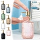 thumbnail image 1 of Botella de botella de jabón de vidrio tipo bomba – Champú recargable, gel de ducha. Envase, diseño antideslizante texturizado, bomba impermeable, cocina reutilizable en el baño doméstico, 1 of 6