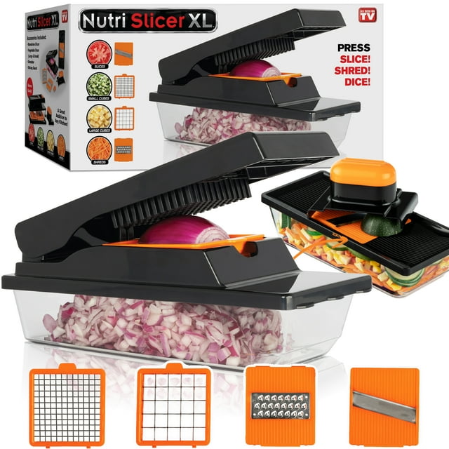 Nutri Slicer 4en1 As Seen on TV Picadora De Alimentos Picadora De Verduras Cortadora De Verduras