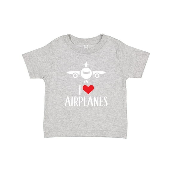 Inktastic Plane I Love Airplanes Boys or Girls Baby T-Shirt