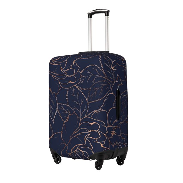Balery Navy Dark Blue Funda de equipaje, fundas para maletas, elástica, lavable, protector de maletas, compatible con maletas de 18 a 32 pulgadas-X-Large