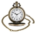 thumbnail image 5 of VIGOROSO Vintage Pocket Watch for Men Women Exquisite Vine Carving Quartz Fob Watches with Chain, 5 of 9