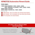 thumbnail image 6 of VIPMOTOZ For 1999-2006 GMC Sierra 1500 2500 3500 Headlights - Metallic Chrome Housing, Driver and Passenger Side, 6 of 8