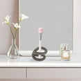 thumbnail image 5 of Unique Bargains 1 Pc Knot Shape Toothbrush Holder for Bathroom Dark Gray Silicone, 5 of 5