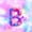 Pink Purple B, variant on meiyoeat Flower Butterfly P Initial Rainbow Twin Comforter Sets, Watercolor Galaxy Stars Bedding Set for Girls, Colorful Star Reversible, 2pcs, 1 Comforter and 1 Pillowcase
