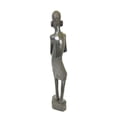 thumbnail image 2 of Hardwood Collectible Figurine Makonde Man with Stick, 2 of 2