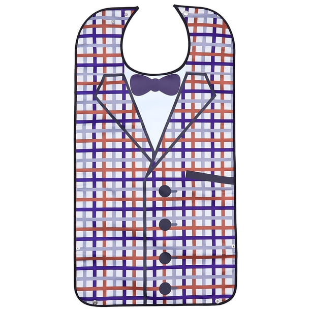 Babero impermeable para adulto, delantal, babero, toalla de Saliva lavable, Protector de ropa, 1 ud.
