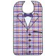 thumbnail image 1 of Babero impermeable para adulto, delantal, babero, toalla de Saliva lavable, Protector de ropa, 1 ud., 1 of 7