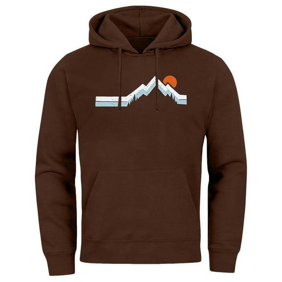 kamemir Mens Hoodies Pullover Cotton Hoodie, Soft Midweight , Pullover Hooded Sweatshirt for Men(Brown,XXL)