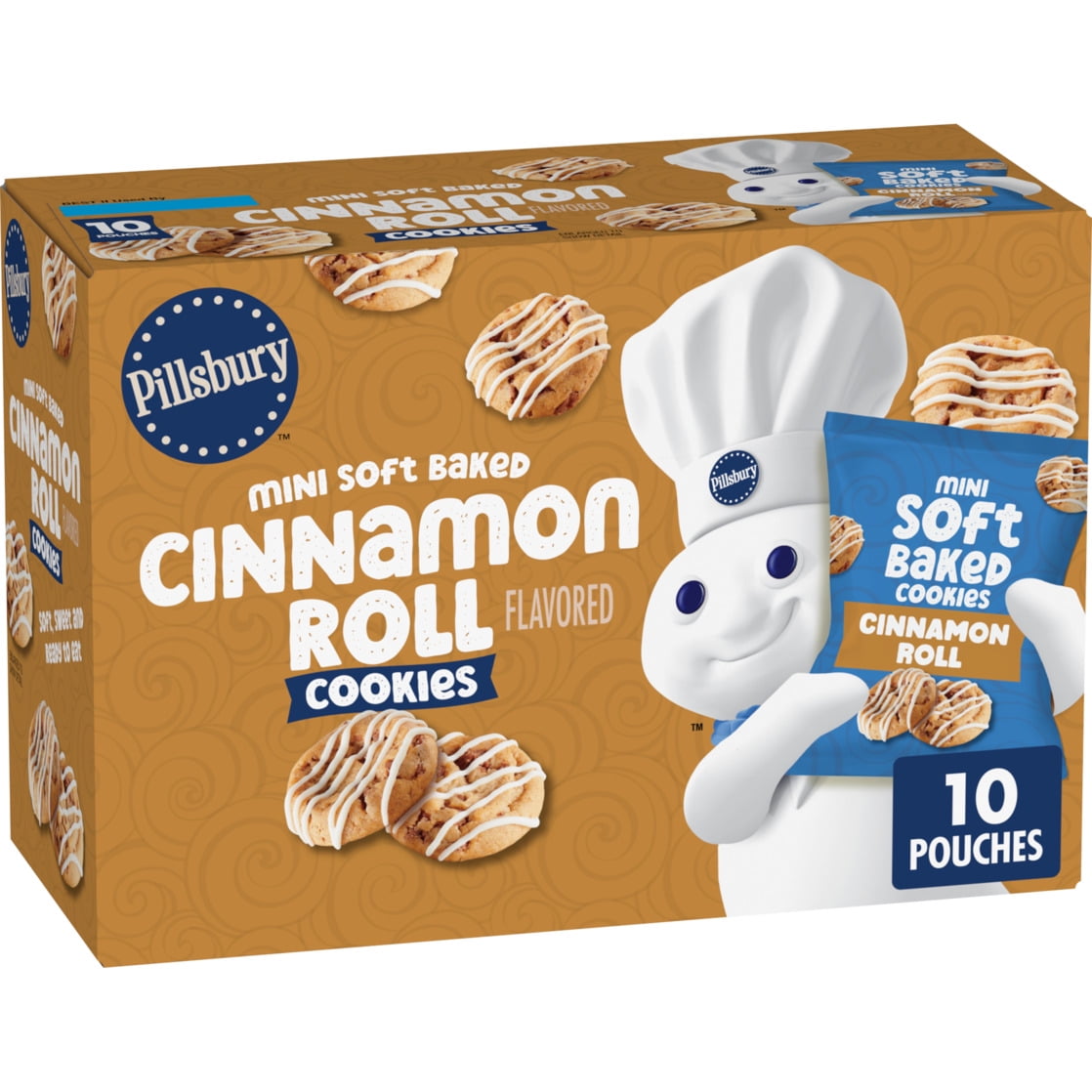 Pillsbury Soft Baked Mini Chocolate Chip Cookies, Individual Pack