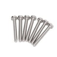 thumbnail image 4 of 50Pcs Cheese Head Slot Screw A2 70 Stainless Steel Flat Screw Machinery M3 Screws Set, 4 of 7