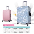 thumbnail image 6 of Kll White Bule Glitter Luggage Cover Suitcase Cover Suitcase Protector (Luggage not included)-Medium, 6 of 8