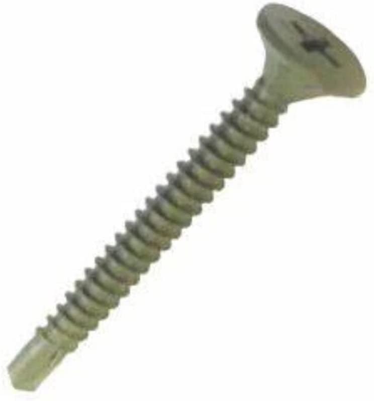 Griprite 5024739 No.8 x 1-5-8 in. Phillips Wafer Head Cement Board Screws, 1 lbs - Pack of 144 - Case of 12
