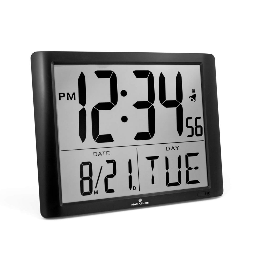 Marathon CL030061BK SuperJumbo Commercial Grade Digital Atomic Wall
