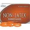 Alliance Rubber Non-Latex Rubber Bands, 37546 #54 Assorted Sizes, 1 / Box, Orange
