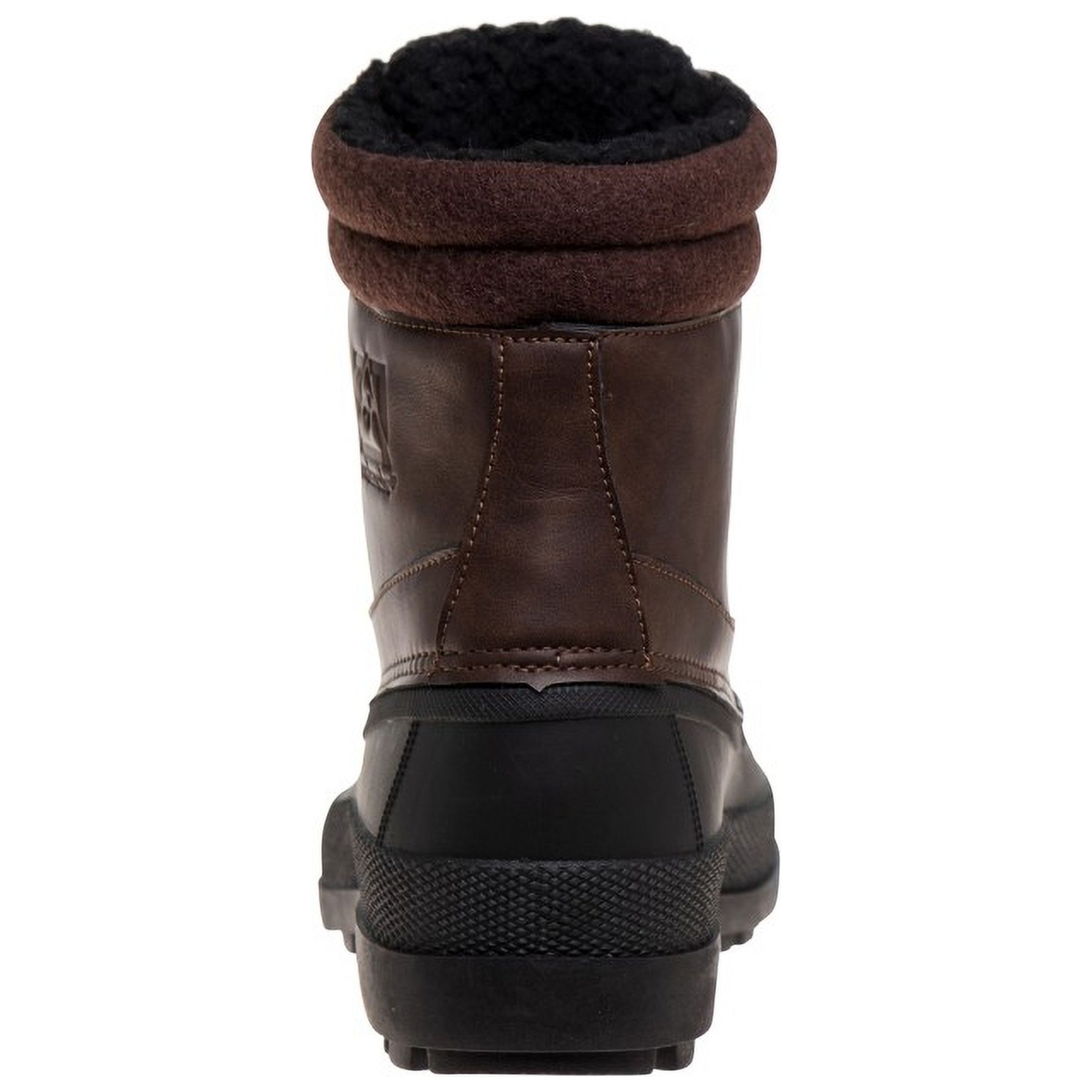 Avalanche Adult  Men Waterproof Snow Boots - Black/Brown, 13