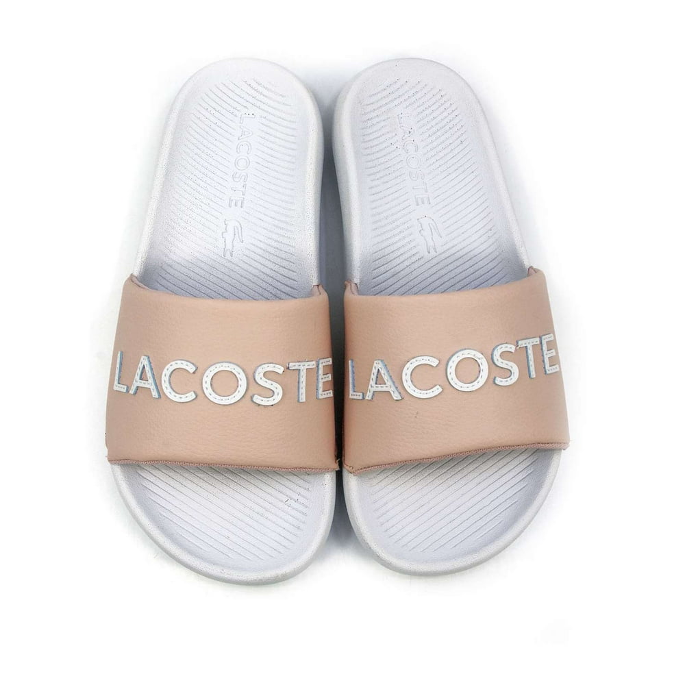 lacoste women sliders