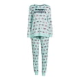 thumbnail image 5 of Secret Treasures Women's Hacci Fleece Long Sleeve Top and Joggers, 2-Piece Pajama Set, 5 of 5