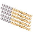 thumbnail image 4 of End Mills, Widely Used CNC Milling Bits 5PCS HSS  Coating High Speed Steel  Durability  For Repair Tool For Mechanic, 4 of 8