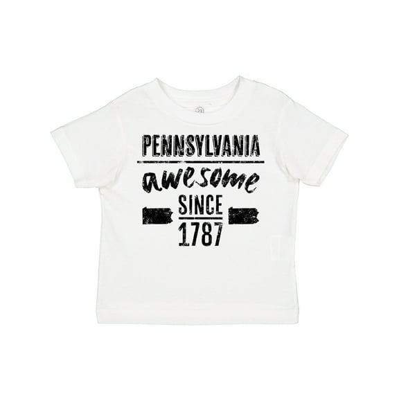 Inktastic Pennsylvania Awesome Since 1787 Boys or Girls Toddler T-Shirt