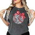 thumbnail image 4 of Disco Softball Oversized Tee for Player Fan Coach Red Bow Disco Baseball Women and Teen Pepper Shirt Adult 2X-Large, 4 of 4