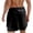 Black, variant on Gym Shorts Men Summer Casual Elastic Waist Double Layer Breathable Athletic Workout Running Shorts with Pockets