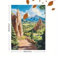 thumbnail image 3 of Mountain Path Landscape Canvas Wall Art/Decorative Painting，Suitable for Living Room，Bedroom，Office，Hotel，and Restaurant Decoration., 3 of 8