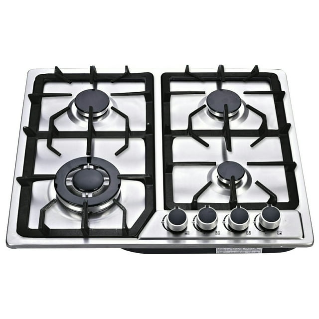 Parrilla Empotrable a Gas Disa Home 4 Quemadores Encendido Electrónico Acero Inoxidable 59 x 51 cm