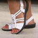 thumbnail image 2 of Amzcrzy Zapatos de mujer,Zapatos de mujer,Zapatillas de mujer, Sandalias de tacón bajo con hebilla y punta redonda para mujer Sandalias Mujer Zapatillas De Casa, 2 of 4