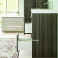 thumbnail image 6 of Eviva Lugano 42" Gray Oak Modern Bathroom Vanity with White Integrated Acrylic Sink, 6 of 8