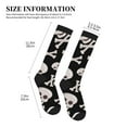 thumbnail image 4 of Pofeuu black white Skull bone Print Compression Socks for Women & Men Circulation - Best Support for Nurses,Running,Athletic,Sports, 4 of 7